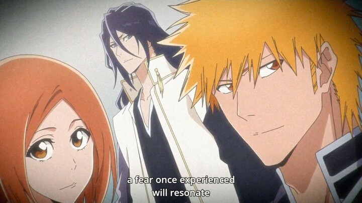 Byakuya saves Rukia