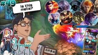 Ruby vs The Meta | Ruby Montage #49 | Funnel Ruby | ikanji Top Global Ruby plays | Mobile Legend