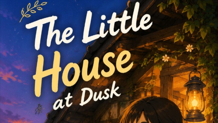 The little house at dusk