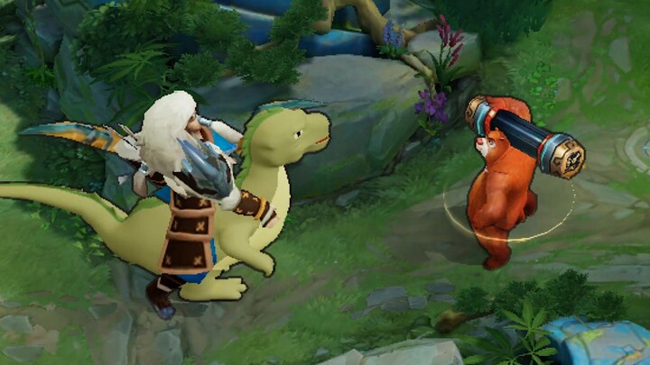 Dinosaurus vs. Serigala