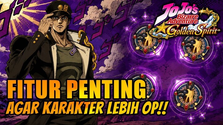FITUR PENTING YG MUNGKIN KALIAN LEWATKAN! POWER AUTO NAIK - JOJO'S BIZARRE ADVENTURE : GOLDEN SPIRIT
