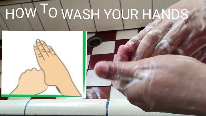 HOW TO WASH YOUR HANDS, ugaling maghugas ng kamay.