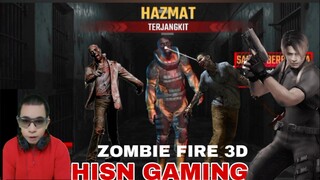 game zombie fire 3D  ada zombie hazmat