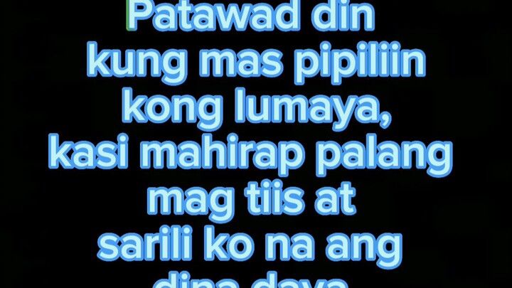 Tagalog Quotes present. Liham at Paalam