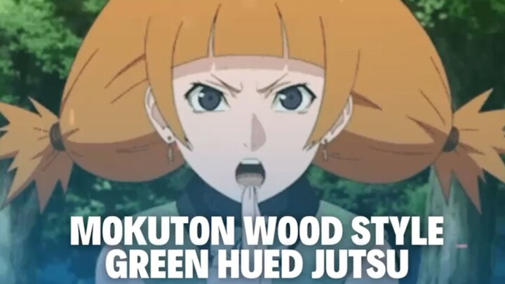 Mokuton Wood Style Green Hued Jutsu