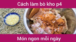 Cách làm bò kho p4