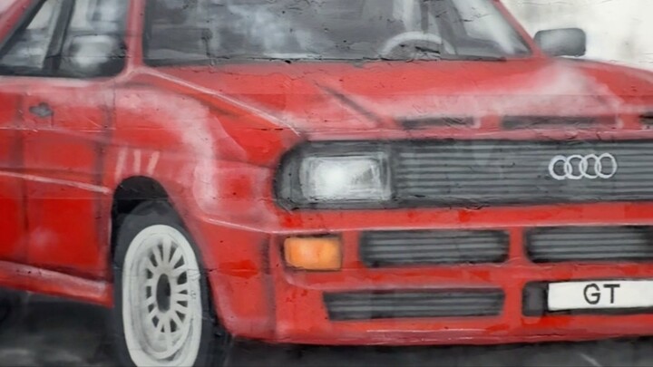 Graffiti picture Audi