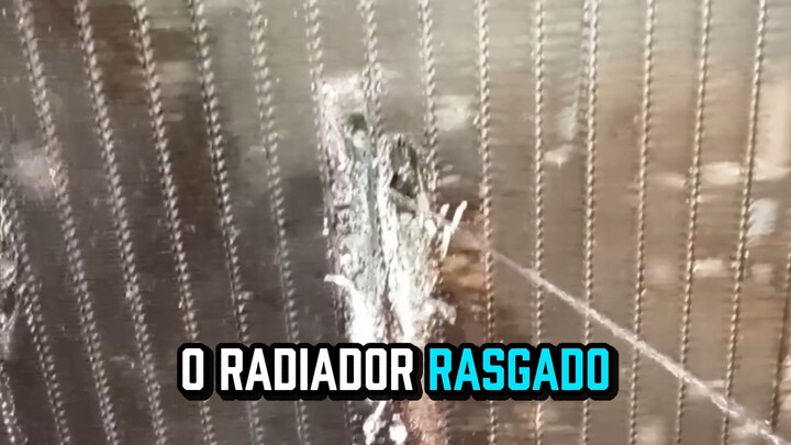 Como ele conseguiu andar 400km com o radiador danificado? #carros #mecanica #curiosidades