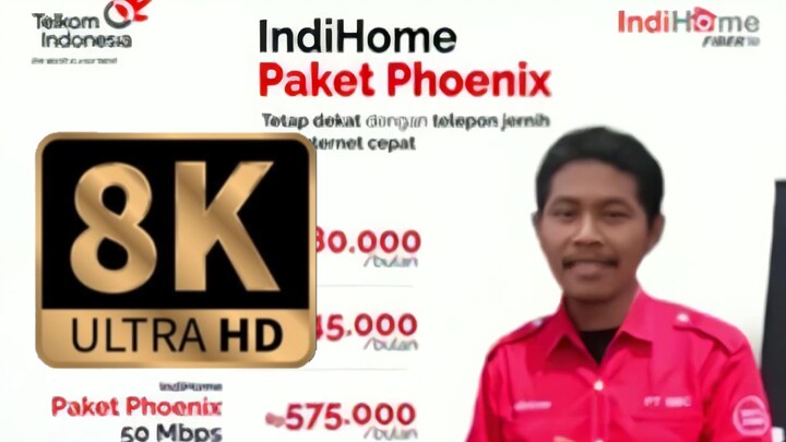 [Hài hước/video 8K chất lượng cao] IndiHome - Paket Phoenix