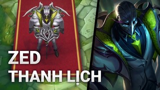 Hiệu Ứng Skin Zed Thanh Lịch | Liên Minh Huyền Thoại | Yugi Gaming