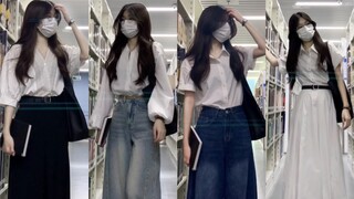 The white shirt is indeed the cleanest and freshest item!