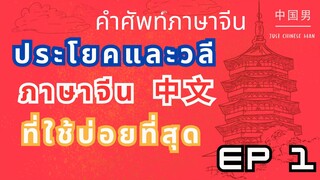 ประโยคภาษาจีนและวลี EP1 ประโยคที่เจอบ่อยที่สุด #ภาษาจีน #เรียนภาษาจีน