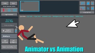 Animator vs Animation - Stick Nodes Pro