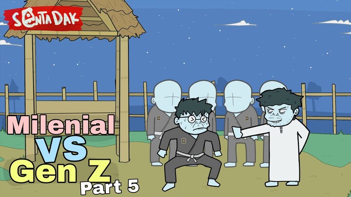 Pengangguran Milenial VS Pengangguran Gen Z Part 5 (Animasi Sentadak)