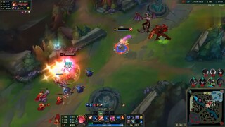 Zoe bắn bóng ngủ từ nhà tới trụ thiên đối phương cực xa trong map sumonner rift #game