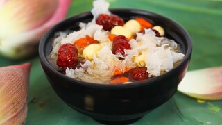 Cách Làm Chè Hạt Sen Nấm Tuyết Bổ Dưỡng Cho Gia Đình | Feedy Món Ăn Ngon