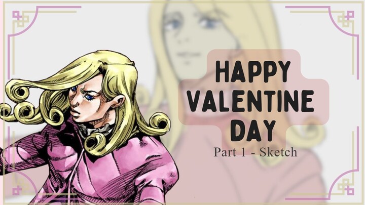 [JJBA] Happy VALENTINE day! Part 1 - Funny Valentine Speedpaint