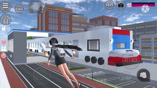 ว้าวเกมซากุระมีรถไฟฟ้าด้วยเพื่อนๆ 😲😲#SakuraSchoolSimulator #ploy ploy chanel
