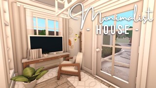 Minami Oroi Bloxburg Speedbuild and Tour No Gamepass Minimalist White Tiny House   May 13, 2021