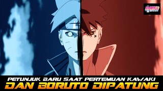 PETUNJUK BARU SAAT PERTEMPUAN KAWAKI DAN BORUTO DIPATUNG HOKAGE