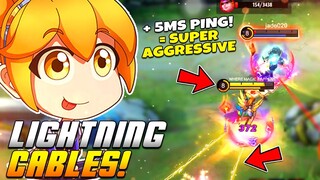 WHEN FANNY HAVE 5MS PING AUTO AGGRESSIVE CABLES HYPER CARRY! | MLBB