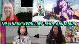 The Toads Swallow Sena and Aqua | Konosuba - Reaction Mashup