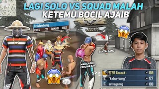 LAGI SOLO VS SQUAD MALAH KETEMU ABAAX BOCIL AJAIB CALON PLAYER EV*S 😱 - FREE FIRE INDONESIA