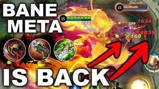 BANE Jungle Meta Is Back | How To Burst Enemy Using Bane | MLBB