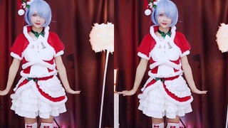 [Yinger] Rem Giáng sinh cosplay × điệu nhảy vòng lặp tình yêu trong phòng trực tiếp tại nhà