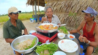LẨU GÀ RUỘNG LAI RAI GIỮA ĐỒNG || ÚT LỤC BÌNH