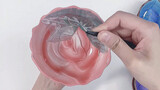 Peeling up slime the fifth version! Unexpectedly pleasant sound~