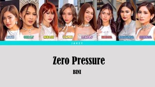 Zero Pressure - BINI Color Coded Lyrics (sped up)