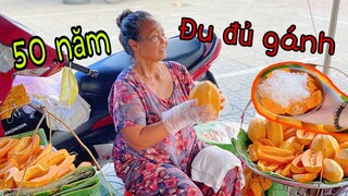 Khó mà ngó lơ GÁNH ĐU ĐỦ gần 50 năm ngày bán hơn trăm trái chiếm trọn cảm tình dân quận 8