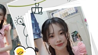 Today is my dorm girlfriend! Isn't she sweet? (✧∇✧) Jumping and jumping to start a good mood today ~