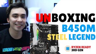 ASROCK B450m Steel Legend Unboxing