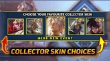 UPCOMING COLLECTOR SKIN CHOICE EVENT | VALE GRAND COLLECTION EVENT UPDATE - MLBB