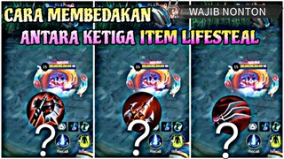 CARA NGEBEDAIN ANTARA KETIGA ITEM LIFESTEAL !!! SIMAK VIDIONYA