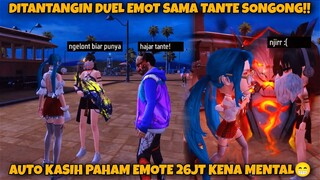 DITANTANG DUEL EMOTE SAMA TANTE TRAINING SOK SULTAN, NGATAIN GW GAPUNYA 😱 AUTO KASIH PAHAM 26JT 🔥