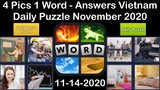 4 Pics 1 Word - Vietnam - 14 November 2020 - Daily Puzzle + Daily Bonus Puzzle - Answer-Walkthrough