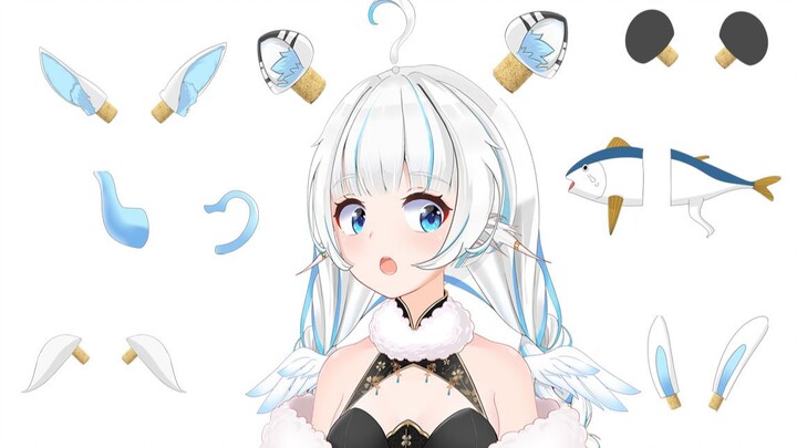 The white-haired beauty's plug-in has been lost, can you help her find it back?