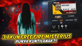 TOP 3 AKUN FREE FIRE PALING MISTERIUS PUNYA KUNTILANAK ?! - Misteri Free Fire