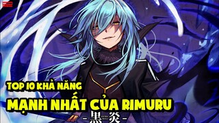 Top 10 Khả Năng Mạnh Nhất/Hữu Ích Nhất Của Rimuru Tempest Trong Tensei-shitara Slime datta Ken