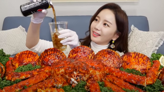 [Mukbang TV] - Cua hoàng đế hầm hải sản