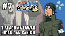 Naruto ultimate ninja heroes 3 PSP - part 7 - tim Asuma lawan hidan dan kakuzu