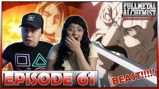 SCAR VS BRADLEY "He Who Would Swallow God" Fullmetal Alchemist Brotherhood Episode 61 Reaction