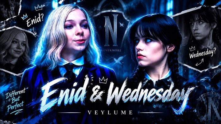 ENID × WEDNESDAY — DIFFERENT BUT PERFECT 😍😊🌿