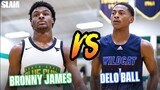 Bronny James and The Blue Chips 🆚 Delo Ball! DUNK OF THE YEAR⁉️