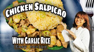 CHICKEN SALPICAO WITH BASIC GARLIC RICE RECIPE