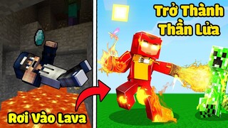 bqThanh Rơi Vào Dung Nham Rồi Trở Thành THẦN LỬA Trong Minecraft ! (Người Điều Khiển Lửa)