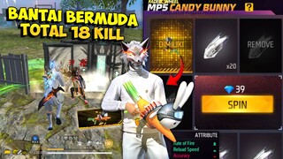 SKIN MP5 KELINCI!! Barbar Di Bermuda Total 18 Kill Pakai Mp5 Candy Bunny